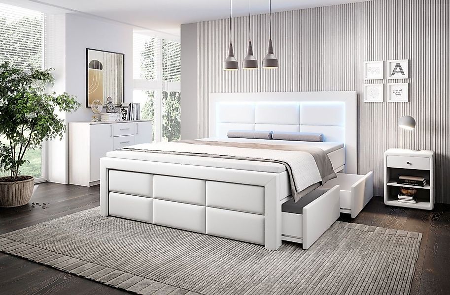 Lukas Möbel Boxspringbett Boxspringbett Aston mit günstig online kaufen