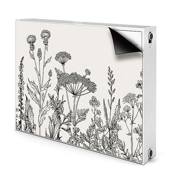 Tulup Magnetfolie für Heizkörper Blumen Heizkörperfolie Magnetisch 110x60 c günstig online kaufen