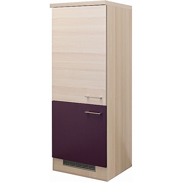 Flex-Well Exclusiv Demi-Geräteumbauschrank Focus 60 cm Akazie-Aubergine-Aka günstig online kaufen