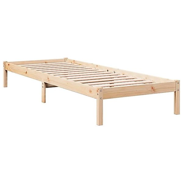 vidaXL Massivholzbett Extra Lang ohne Matratze 90x220 Kiefernholz 852416 günstig online kaufen
