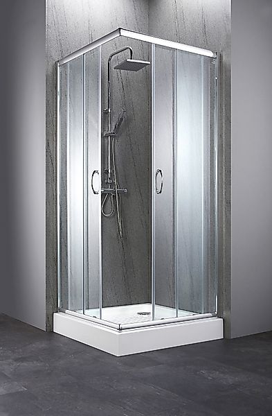 welltime Eckdusche Summer Set, BxT: 80x80 günstig online kaufen