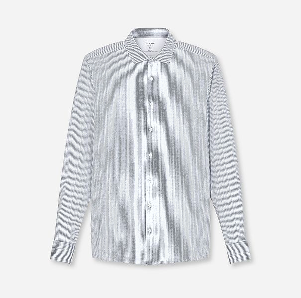 OLYMP Langarmhemd 24/7 - Level 5 Flex Jersey, body fit, Anti Smell, Kentkra günstig online kaufen