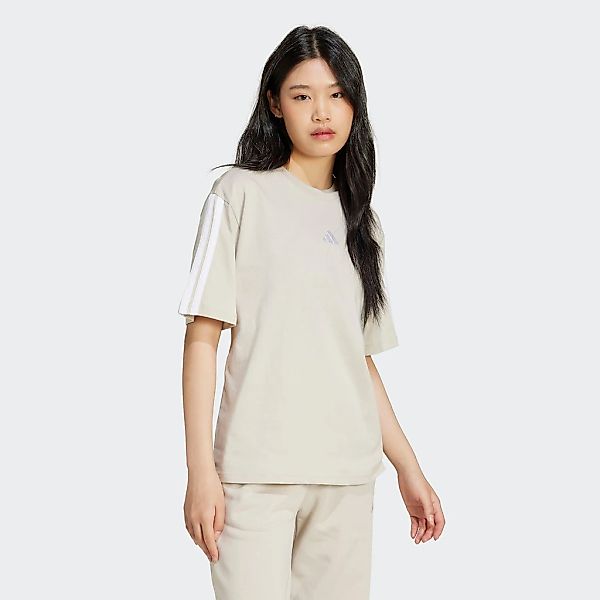 adidas Sportswear T-Shirt "ESSENTIALS 3-STREIFEN BOYFRIEND" lockere Passfor günstig online kaufen
