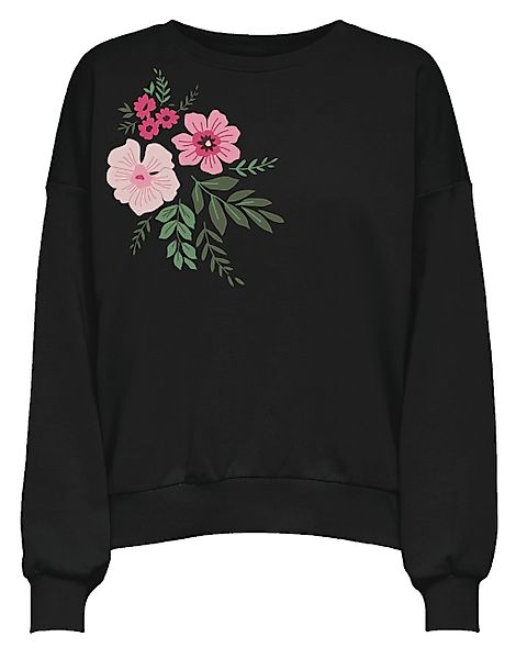 ONLY Sweatshirt ONLBROOKE L/S O-NECK FLOWER günstig online kaufen