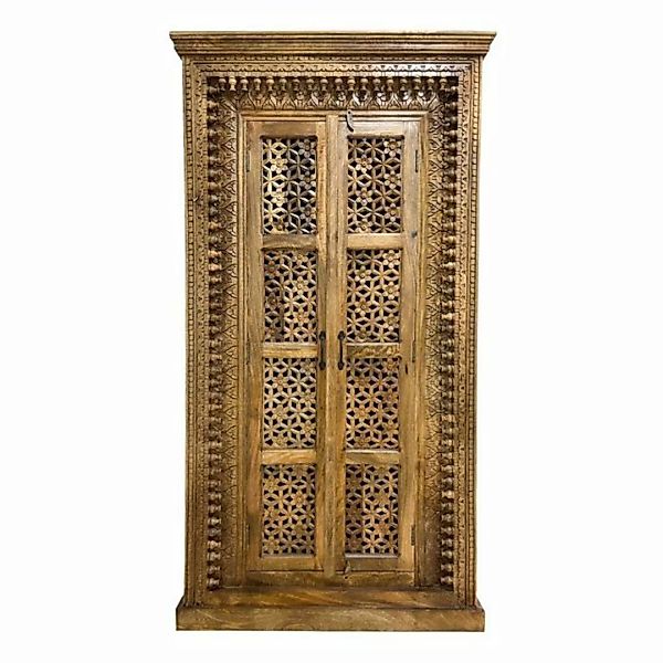 Oriental Galerie Mehrzweckschrank Holz Natur Schrank Amba Indien 190 cm Woh günstig online kaufen
