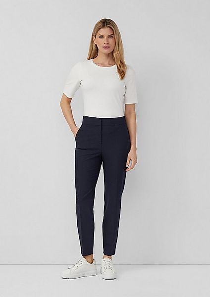 s.Oliver 7/8-Hose Hose Slim-Fit-Hose mit Tapered Leg und Elastikbund günstig online kaufen