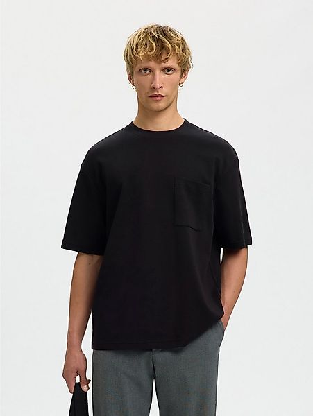 Selected T-Shirt SLHLOOSEOSCAR POCKET SS TEE NOOS günstig online kaufen
