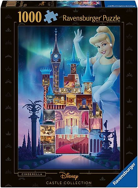 Ravensburger Puzzle Castle Collection - Disney Princess, Cinderella, 1000 P günstig online kaufen