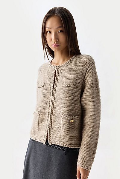 GOBI Cashmere Cardigan Texturierter Strick Kaschmir-Cardigan günstig online kaufen