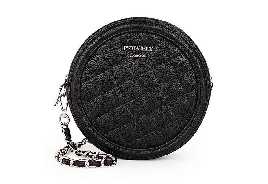 Princely London Schultertasche POLLY - Kompakte runde Handtasche für alles günstig online kaufen
