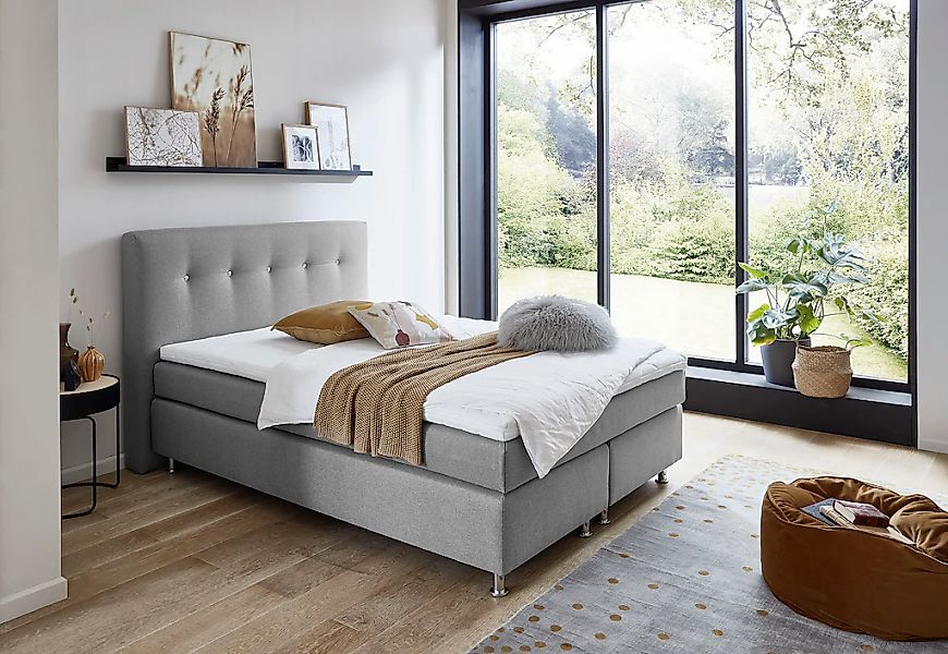 Westfalia Schlafkomfort Boxspringbett, mit Schubkästen und Zierkissen günstig online kaufen