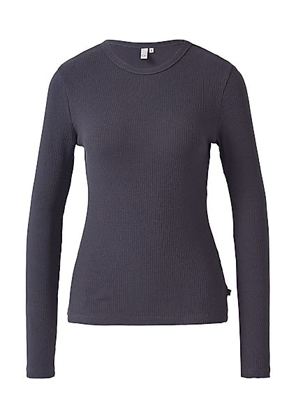 QS Langarmshirt T-Shirt Geripptes Longsleeve im günstig online kaufen
