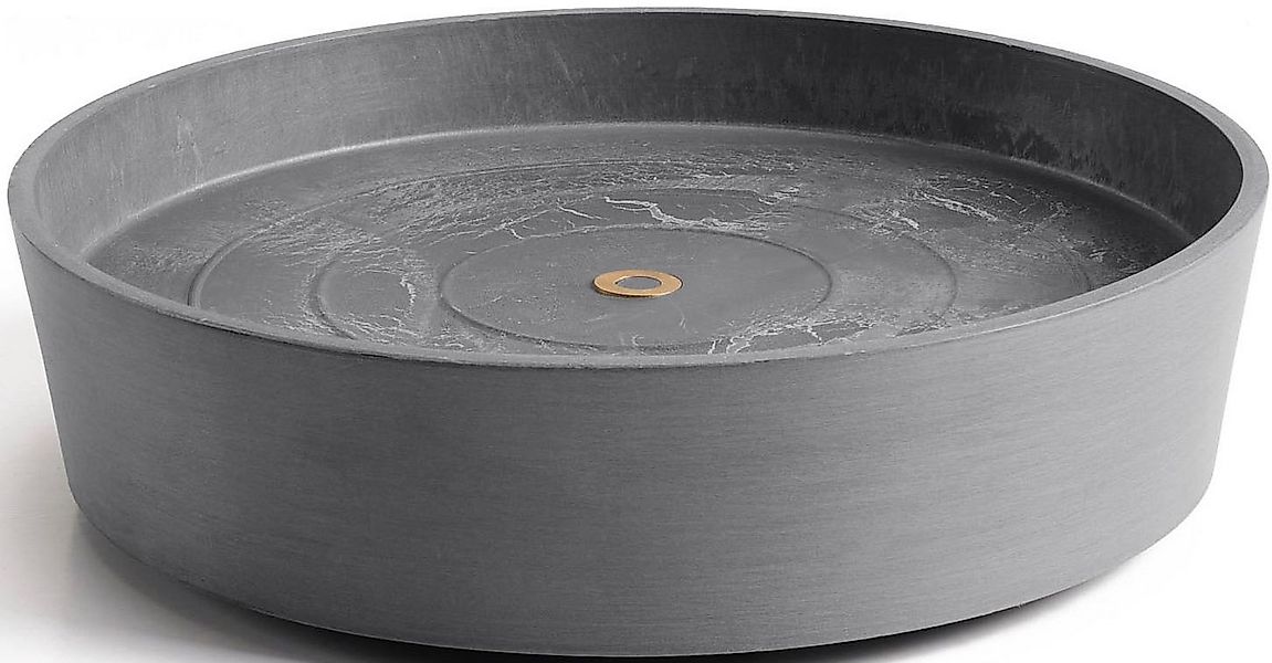 ECOPOTS Blumentopfuntersetzer SAUCER WHEELS Grey, BxTxH: 34,1x34,1x9 cm günstig online kaufen