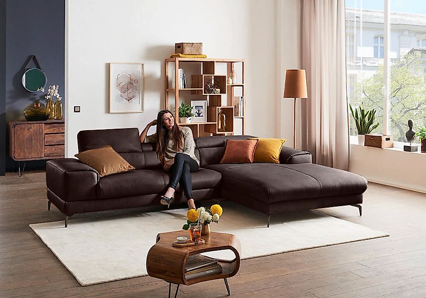 W.SCHILLIG Ecksofa "Piedroo, Designsofa mit tollem Sitzkomfort, elegant und günstig online kaufen