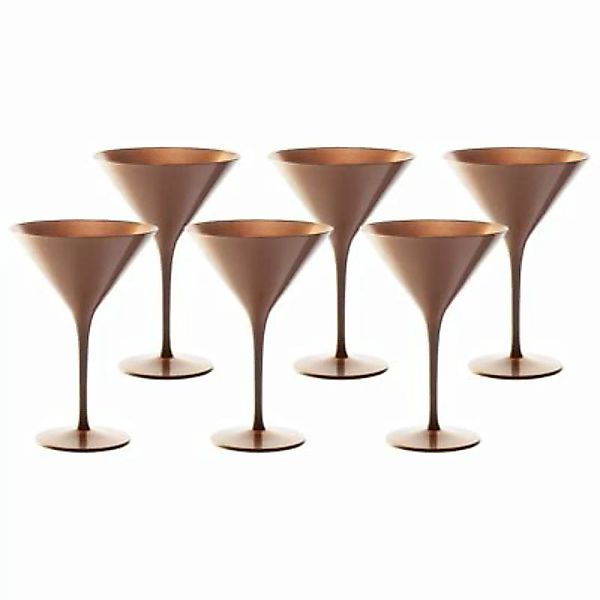 ELEMENTS Cocktailschale Bronze 6er Set Cocktailgläser bronze günstig online kaufen