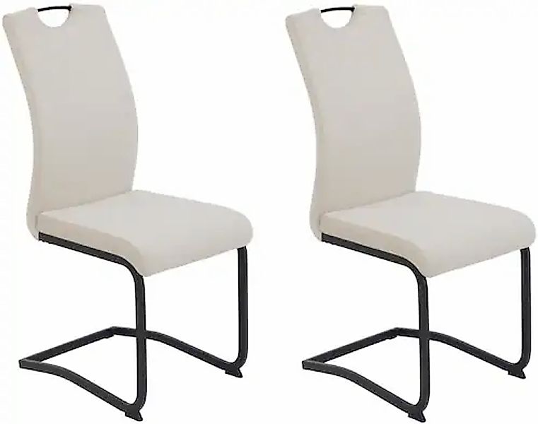 HELA Freischwinger »RIGA II« (Set) 2 Stk.Freischwinger,Vierkantrohrgestell, günstig online kaufen