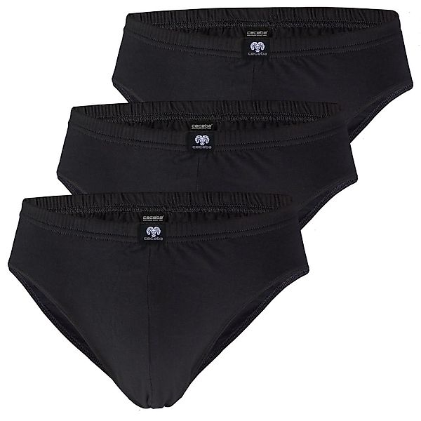 Ceceba 3er-Pack Baumwoll-Slips Farbe schwarz Größe: 10 günstig online kaufen