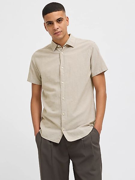 Jack & Jones Kurzarmhemd JJEBREEZE SHIRT SS SN mit Hemdkragen günstig online kaufen