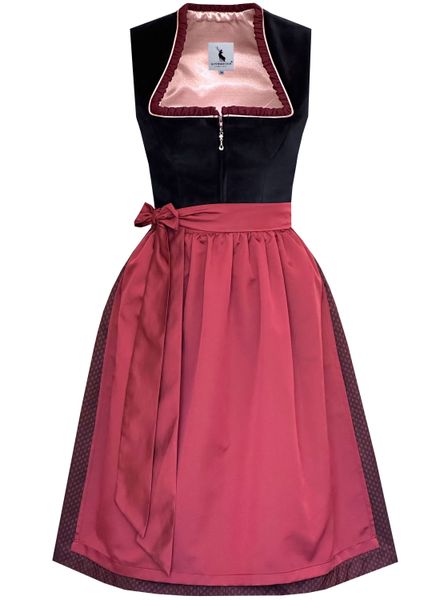 Alpenmärchen Dirndl Dirndl Sibylle in schwarz günstig online kaufen