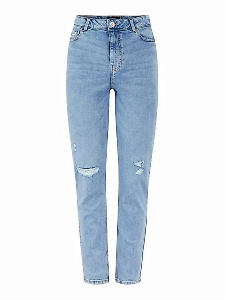 PIECES Pckesia Straight Fit Jeans Damen Blau günstig online kaufen