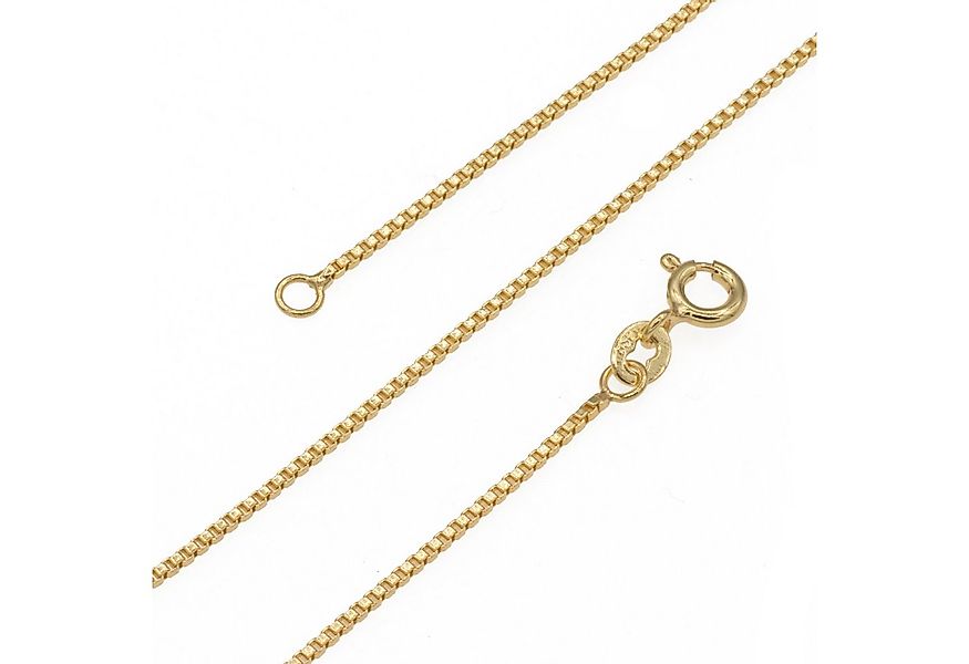 Bella Carina Silberkette Venezianer Kette 1 mm aus 925 Silber vergoldet, 92 günstig online kaufen