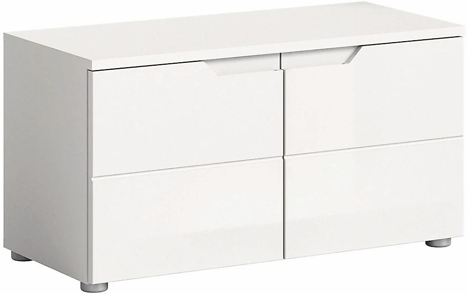 Home affaire Sitzbank "CAPRI, Breite 80 cm, 2 Türen mit eingefasster Griffm günstig online kaufen