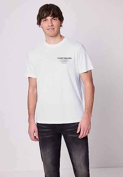 STREET ONE MEN T-Shirt aus reiner Baumwolle günstig online kaufen