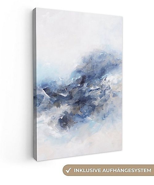 OneMillionCanvasses® Leinwandbild Farbe - Malerei - Abstrakt - Blau, Fotodr günstig online kaufen