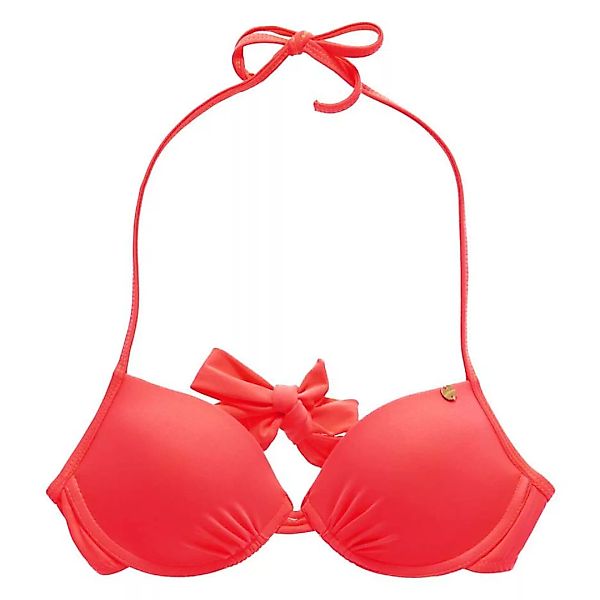 Superdry Santorini Cupped Bikini Oberteil L Shocking Red günstig online kaufen