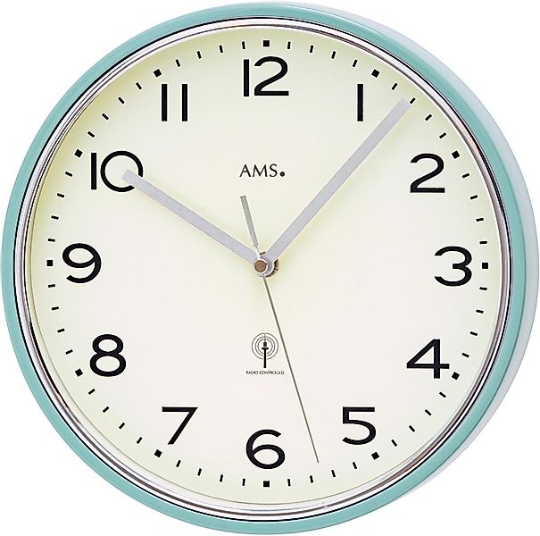 AMS Funkwanduhr F5508 (Quarzuhr,Wohnzimmer,Esszimmer,Küche,Arbeitszimmer,Bü günstig online kaufen
