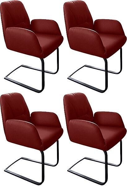 W.SCHILLIG Freischwinger »ole« (Set) 4 Stk.2er- oder 4er-Set, Gestell in Sc günstig online kaufen