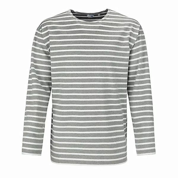 modAS Langarmshirt Herren Shirt Bretonisches Streifenshirt Maritim Langarm günstig online kaufen