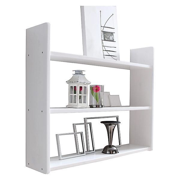 Ticaa Wandregal Wandregal Hängeregal Kiefer Weiß, in verschiedenen Variante günstig online kaufen