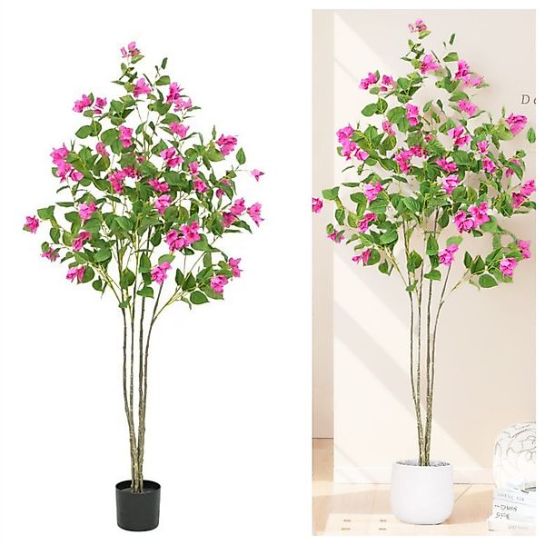 Kunstpflanze Bougainvillea Baum Deko, Künstliche Pflanzen günstig online kaufen