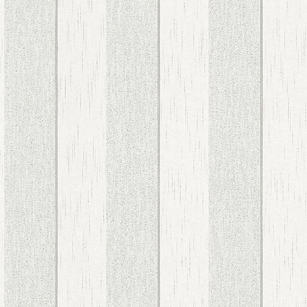 PROFHOME 961941-GU Streifen Tapete Traditionell Matt Grau Weiß 0,53 m x 10, günstig online kaufen