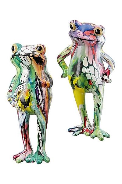Pop Art Figur Deko Skulptur Frosch Street Art Graffiti 1 Stück von 2 Sorten günstig online kaufen