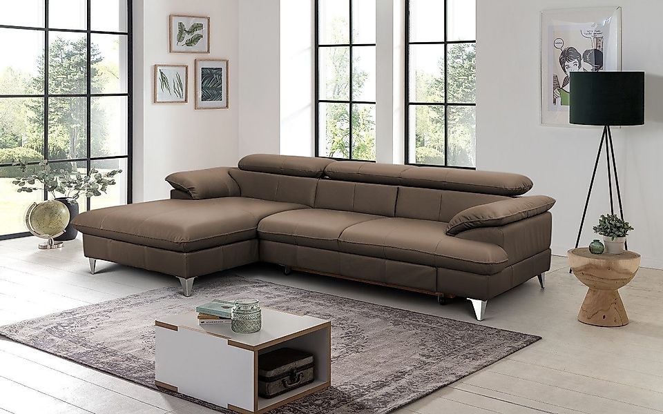COTTA Ecksofa David Echtleder, Echtleder mit günstig online kaufen