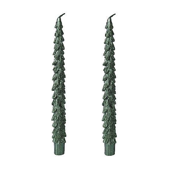 Kaemingk Spitzkerze, Spitzkerzen Paraffin 25cm Tannenbaum günstig online kaufen