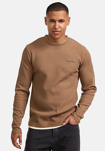 Indicode Langarmshirt INSigfinn Langarmshirt aus Baumwollmix günstig online kaufen