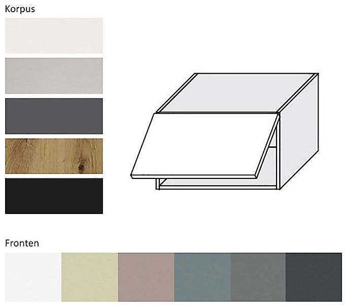 Feldmann-Wohnen Klapphängeschrank Kvantum (1-türig, 1 Fach, günstig online kaufen