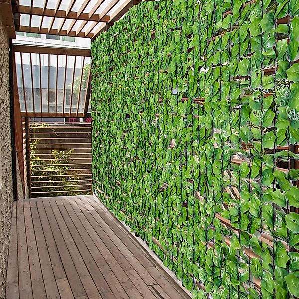 Outsunny Künstliche Hecke Sichtschutzhecke Terrasse Wanddekoration Wanddeko günstig online kaufen