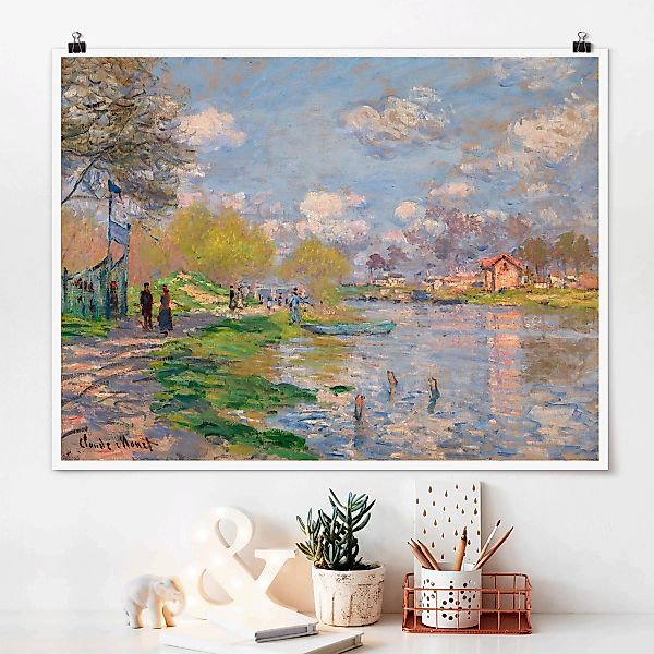 Poster Kunstdruck - Querformat Claude Monet - Seine günstig online kaufen