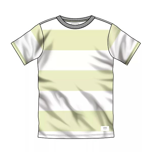 Vans Gibson Stripe Kurzarm Hemd L White / Tender Yellow günstig online kaufen