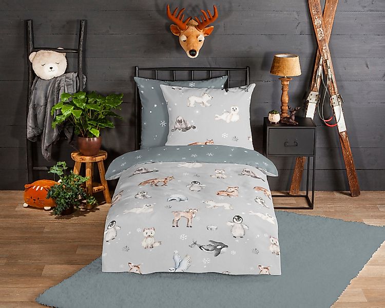good morning Kinderbettwäsche Cira, Biber, Flanell, günstig online kaufen