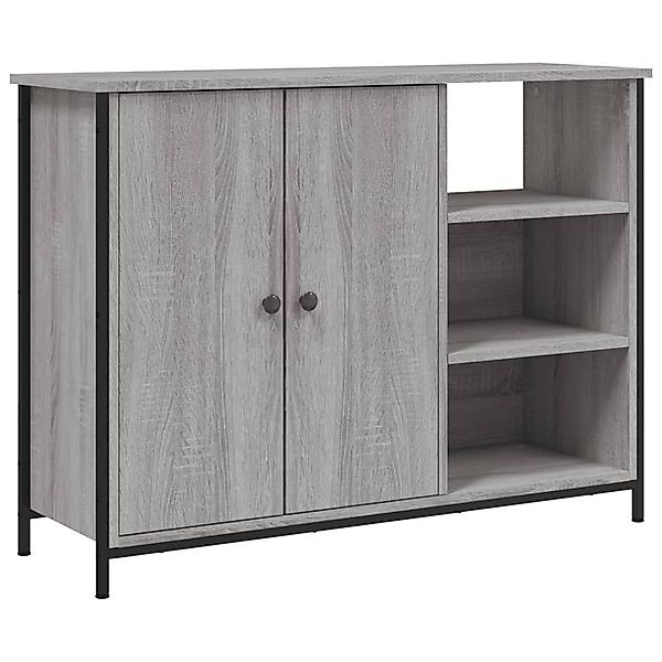 vidaXL Sideboard Sideboard Grau Sonoma 100x33x75 günstig online kaufen