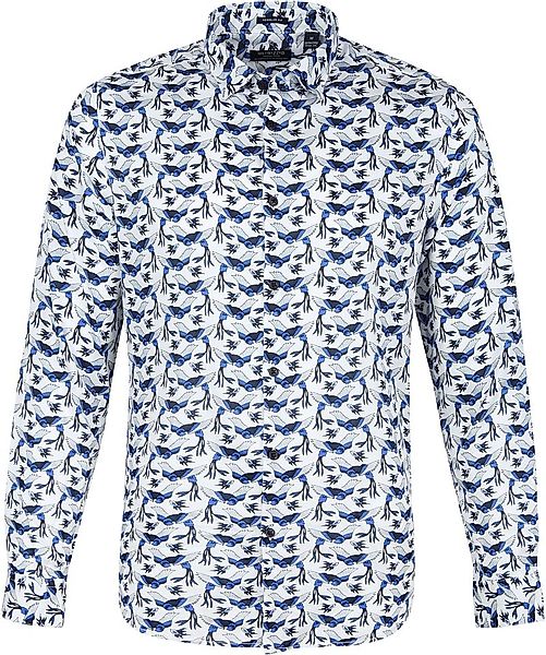 Dstrezzed Hemd Vögel Weiß - Größe S günstig online kaufen