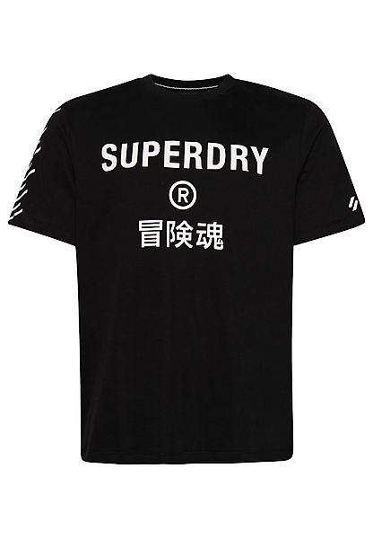 Superdry Herren T-Shirt CODE CORE SPORT TEE Black Schwarz günstig online kaufen