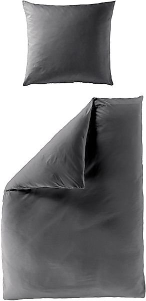 BIERBAUM Bettwäsche Elegant uni, Mako-Satin, 2 günstig online kaufen