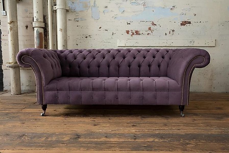 Xlmoebel Sofa Chesterfield Dreisitzer Sofa Polsterung Sitzmöbel Textil Stof günstig online kaufen