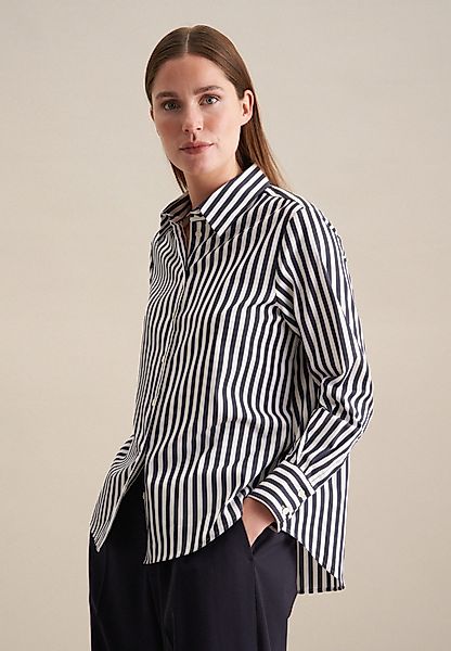 seidensticker Hemdbluse Schwarze Rose Langarm Kragen günstig online kaufen